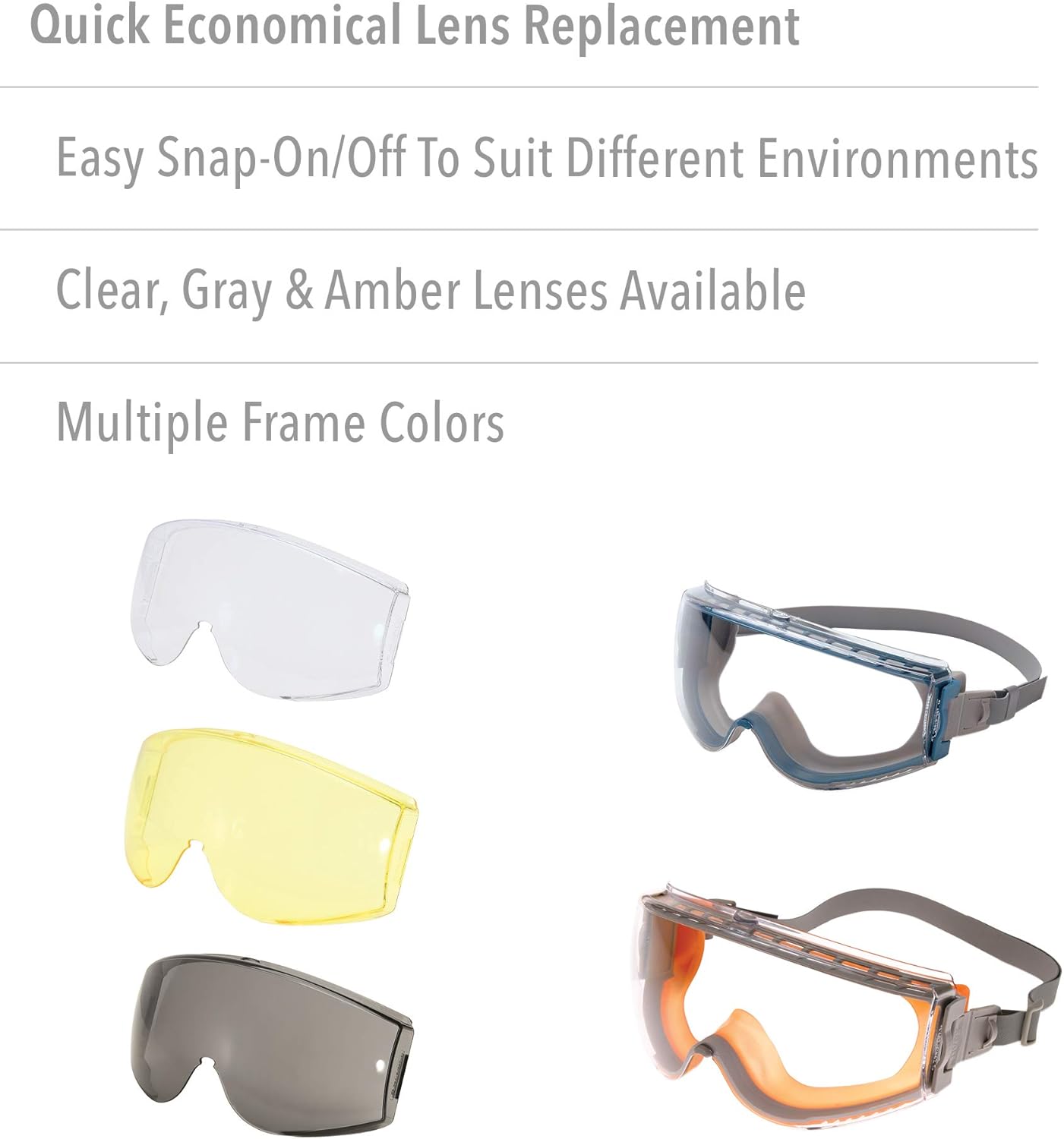 Honeywell Uvex Stealth Safety Goggles