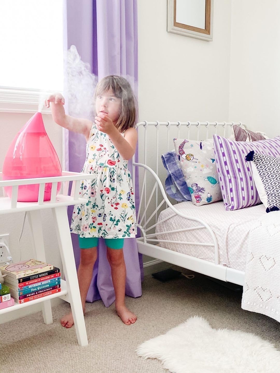 CRANE Drop 1-Gallon Ultrasonic Cool Mist Humidifier