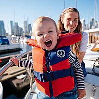 Mustang Survival Infant Lil Legends Foam Vest - Red/Navy