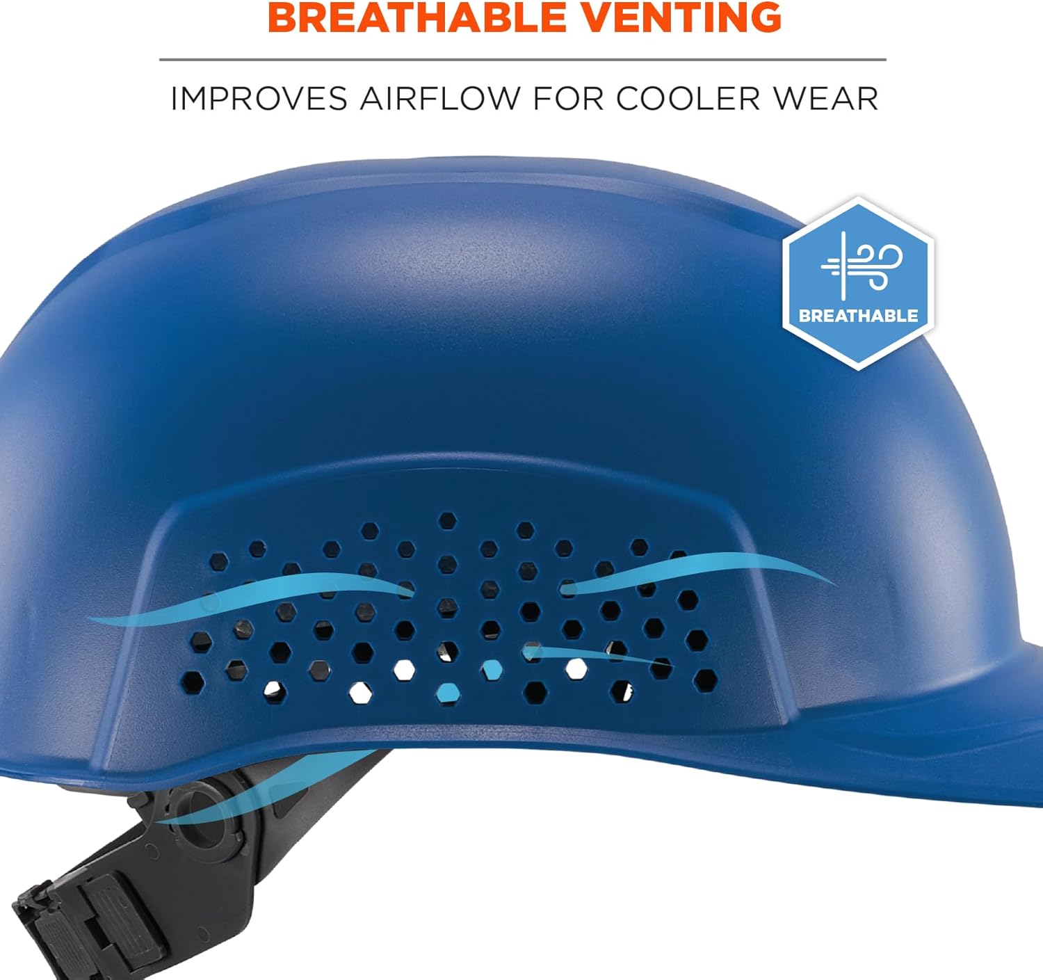 ERGODYNE Skullerz 8951 Vented Hard Shell Bump Cap with Suspension