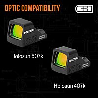 C+H Precision Red Dot Mounting Plate for Springfield Hellcat and Holosun
