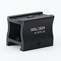 HOLOSUN T1 Compatible Mount, Lower 1/3 Co-Witness, 1.63" Height from Picatinny Surface