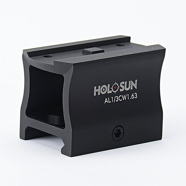 HOLOSUN T1 Compatible Mount, Lower 1/3 Co-Witness, 1.63" Height from Picatinny Surface