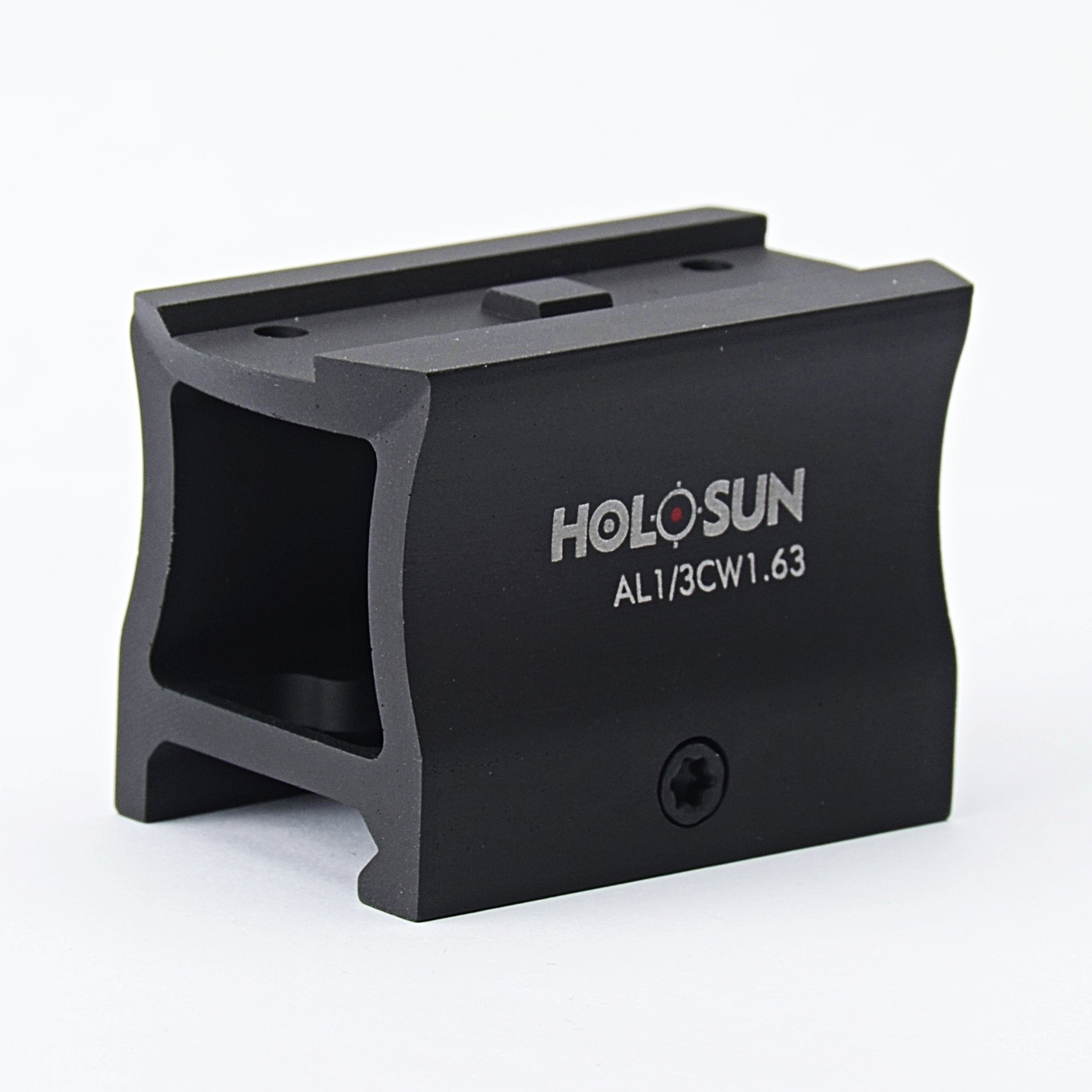 HOLOSUN T1 Compatible Mount, Lower 1/3 Co-Witness, 1.63" Height from Picatinny Surface