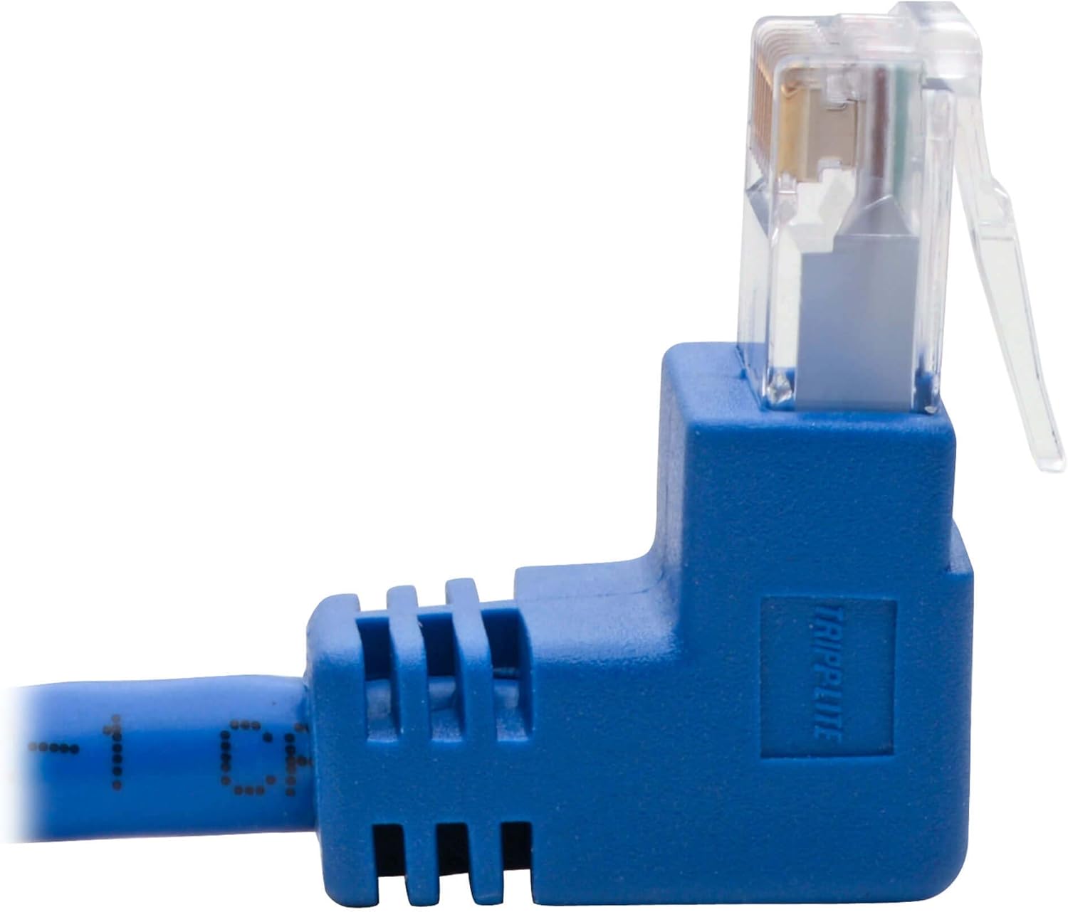 Tripp Lite Cat6 UTP Molded RJ45 Patch Cable, Blue (Up-Angle/Down-Angle/Left-Angle)
