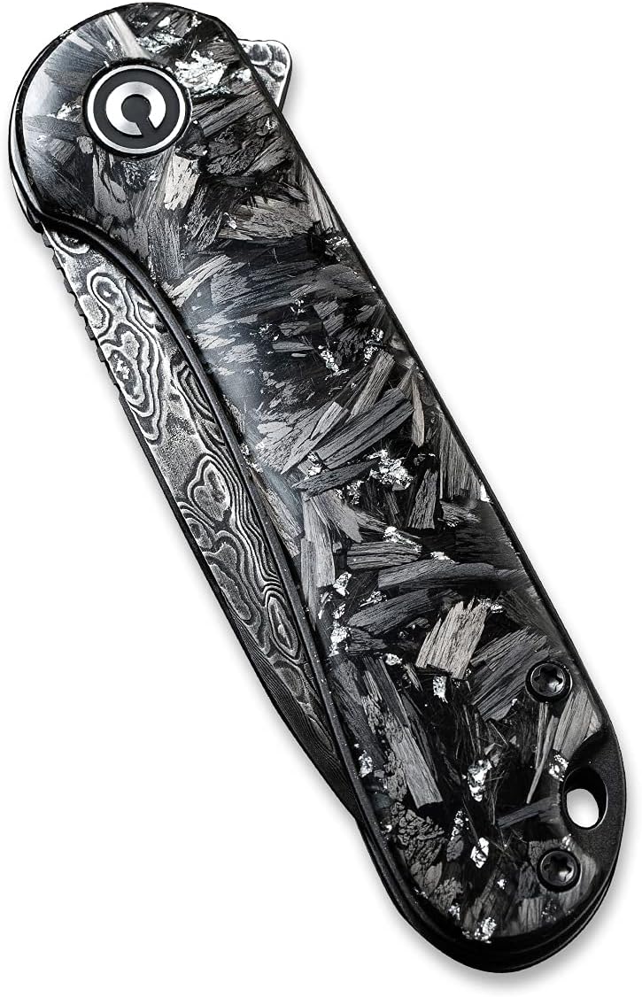 CIVIVI Elementum Folding Pocket Knife 2.96" Damascus Blade