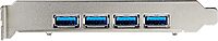 4-Port USB PCIe Card - 10Gbps USB 3.1/3.2 Gen 2 Type-A PCI Express Expansion Card with 2 Controllers - 4X USB-A - USB PCIe Add-On Adapter Card - Windows/Mac/Linux 4 USB-A