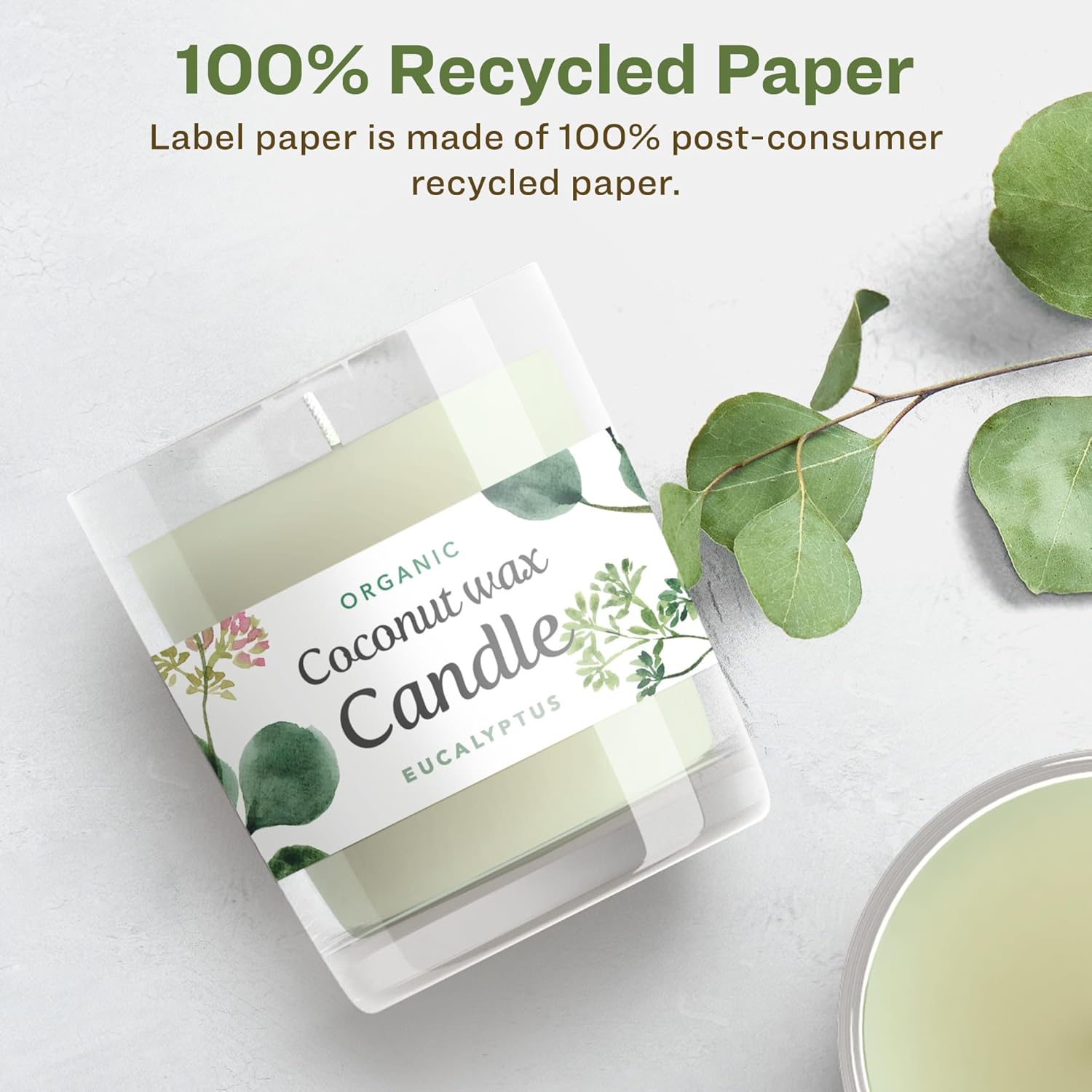Avery EcoFriendly Matte White Recycled Rectangle Labels, 2" x 3.75", Print-to-The-Edge, Permanent Adhesive