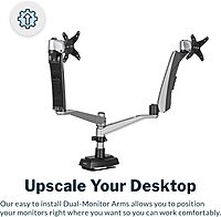 VARI VESA Monitor Arm - Adjustable Desk Mount with 360° Rotation