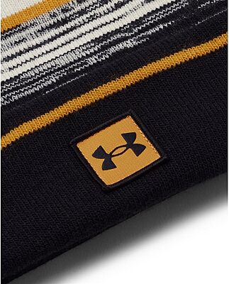 Under Armour Men's Halftime Pom Beanie Hat One Size Summit White
