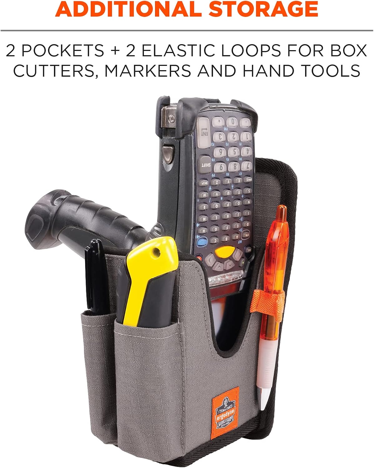 ERGODYNE Squids Barcode Scanner Holster with Belt Clip or Loop