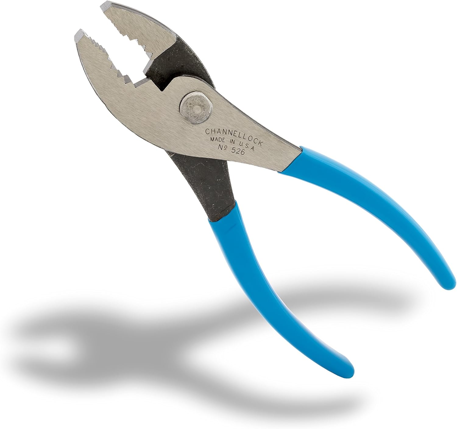 Channellock 526 6-Inch Slip Joint Pliers | Utility Plier with Wire Cutter | Serrated Jaw Forged from High Carbon Steel