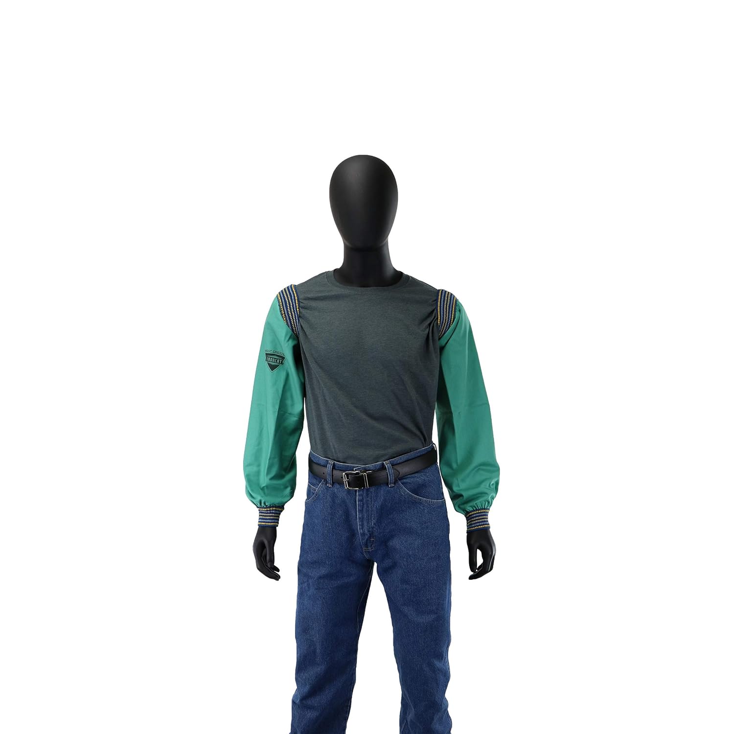 IRONCAT IRONTEX 7070 Flame Resistant Cotton Sleeves – 18 in. Welding Sleeves with 2 in. Elastic on Both Ends 18"