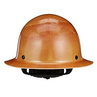 MSA Skullgard Full-Brim Hard Hat with Fas-Trac III Ratchet Suspension