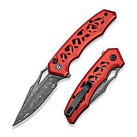 CIVIVI Anaaki Folding Pocket Knife 2.98\" Nitro-V Blade Aluminum Skeletonized Handle