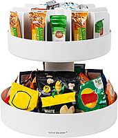 Mind Reader Rotating Snack Carousel Countertop Organizer