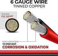 RCE24VPRO 24V Trolling Motor Connection Kit with Onboard Charging | 6-Gauge Wire | Fits Any 24 Volt Trolling Motors
