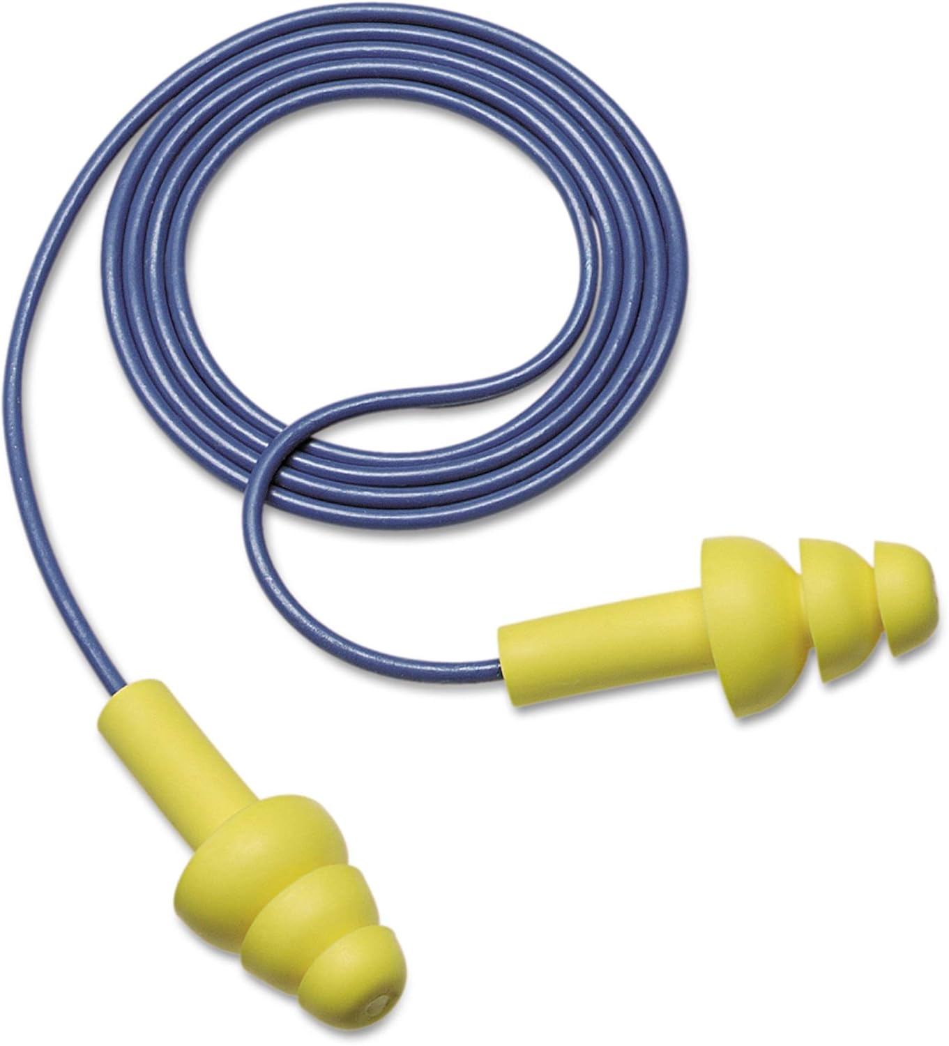 3M 3404004 E·A·R UltraFit Earplugs, Corded, Premolded, Yellow, 100 Pairs