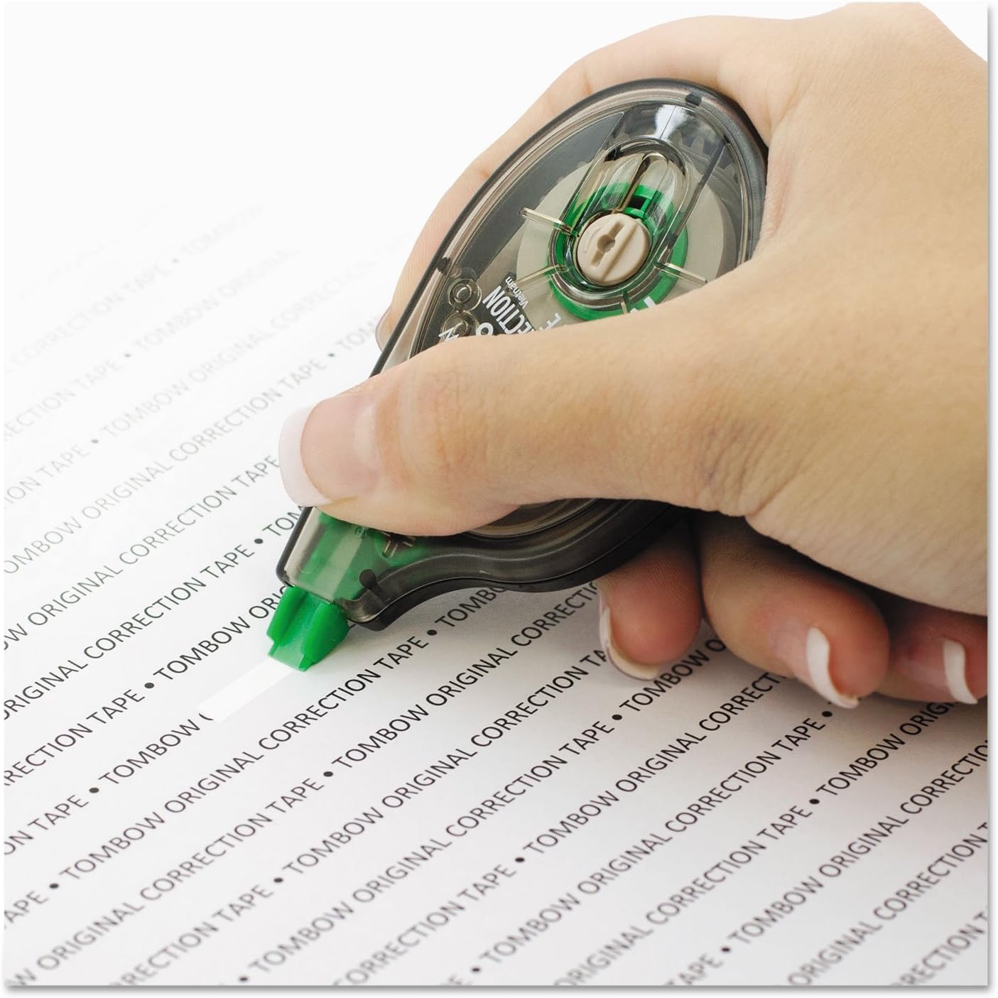 Tombow 68620 MONO Correction Tape, Non-Refillable, 1/6" x 394", White Tape 1 Count (Pack of 1)