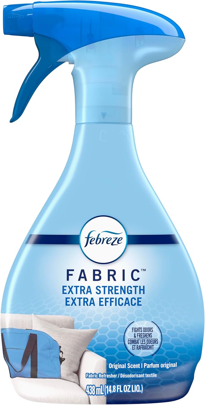 Febreze FABRIC Refresher/Odor Eliminator, Extra Strength, Original, 14.8 oz Spray Bottle
