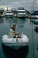 RAILBLAZA Boat Navigation Dinghy Visibility Light Kit for Bow and Stern, Battery Powered, Meets USCG Standards
