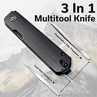 CIVIVI Sendy 3-in-1 Multitool Pocket Knife, Ben Petersen Designed