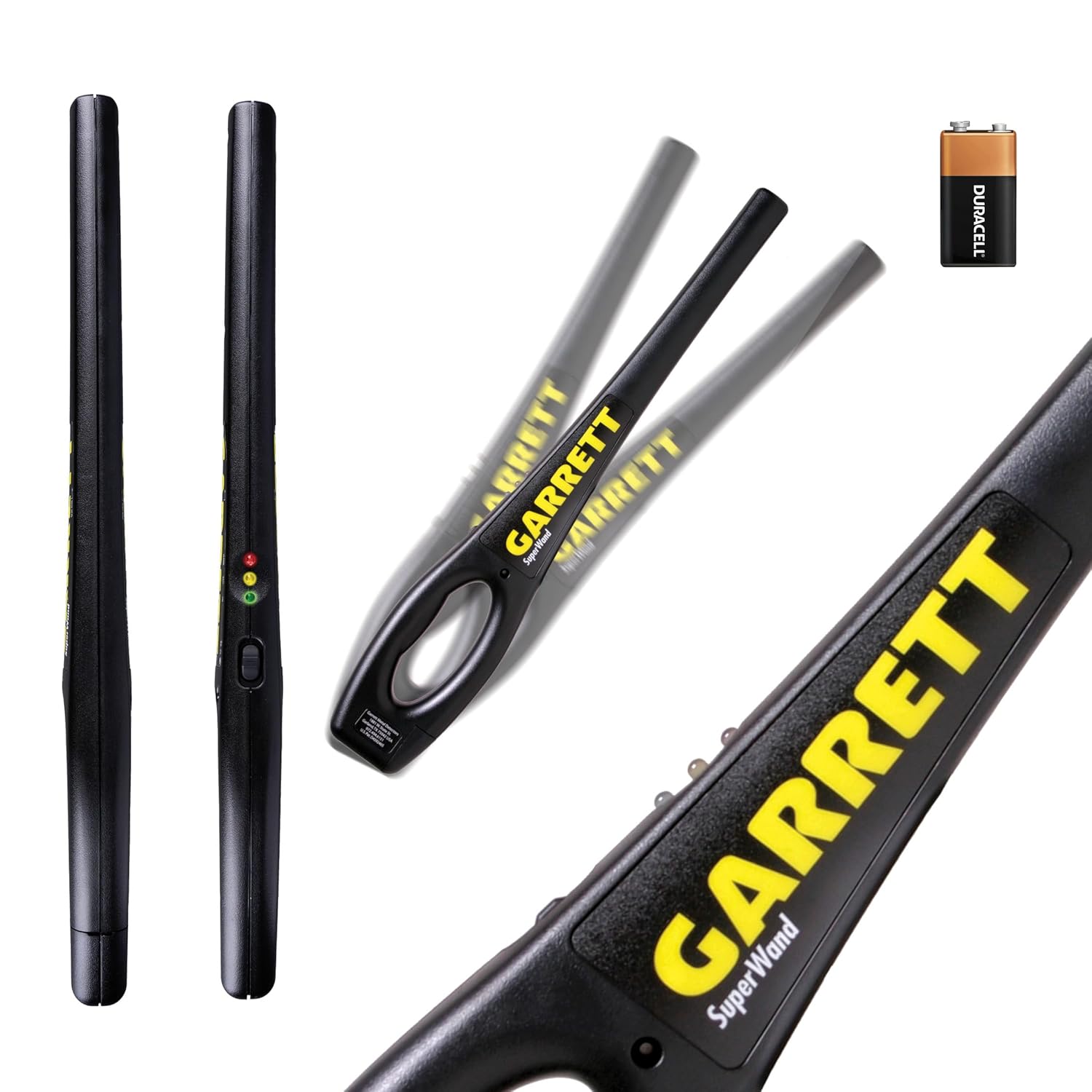 Garrett SuperWand Metal Detector for Adults, Professional, Made in The USA, Security Wand, Scans All Metals