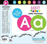 BARKER CREEK Happy Letter Pop-Outs