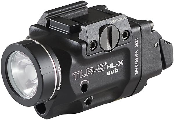 Streamlight 69468 TLR-8 HL-X sub USB 1000-Lumen Weapon Rail-Mounted Rechargeable Tactical Flashlight with Integrated Red