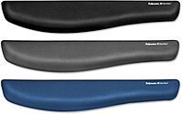 Fellowes PlushTouch Keyboard Wrist Rest with FoamFusion Technology, Blue (9287401)