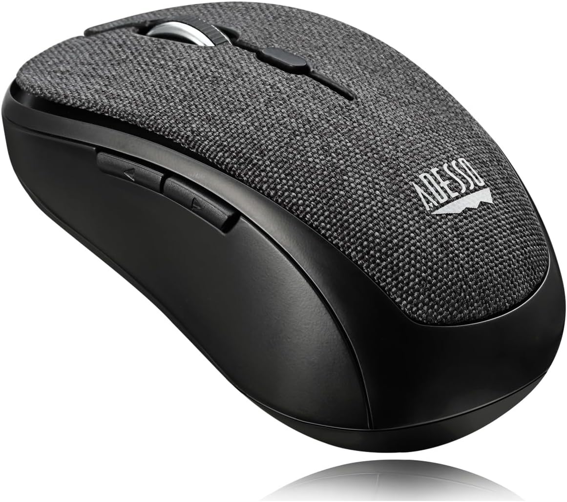 ADESSO iMouse S80 Wireless Fabric Optical Mini Mouse