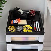 IRIS Storage Cart with Organizer Top