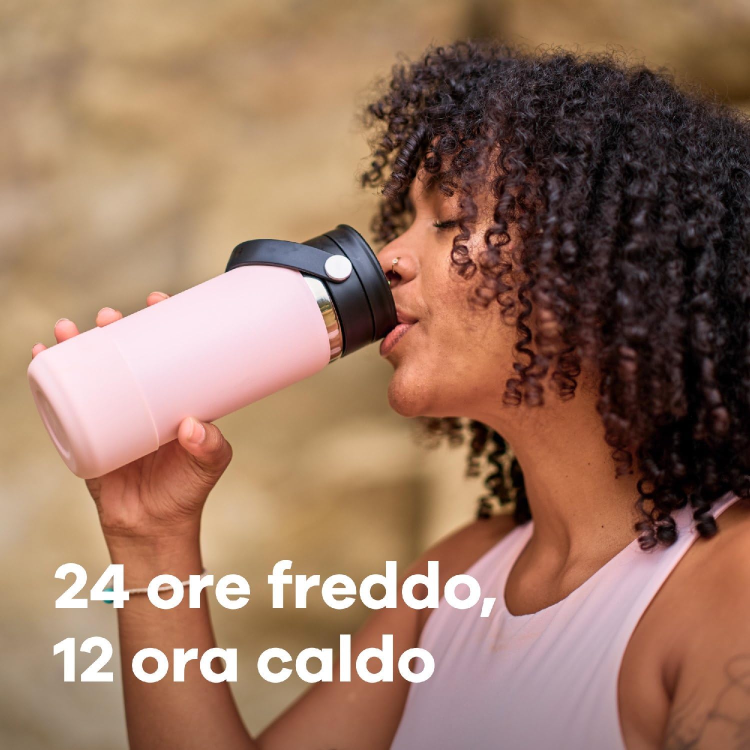 HYDRO FLASK Wide Mouth Insulated Bottle with Flex Sip Lid