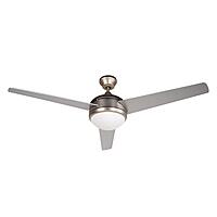 BLACK+DECKER 52 in. Ceiling Fan with Light and Remote - Brushed Nickel