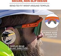 Ergodyne Skullerz AEGIR Polarized Fog-Off+ Safety Glasses