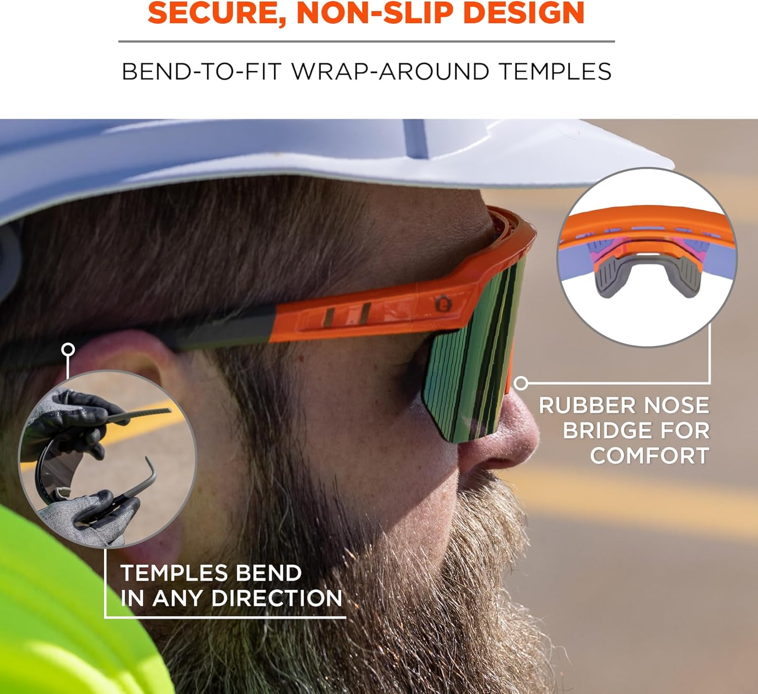 Ergodyne Skullerz AEGIR Polarized Fog-Off+ Safety Glasses