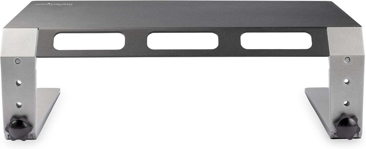 StarTech.com Monitor Riser Stand - for up to 32" (22lb/10kg) Monitor - Height Adjustable - Computer Monitor Riser
