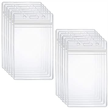 Proximity Card Holder - (vertical, clear)