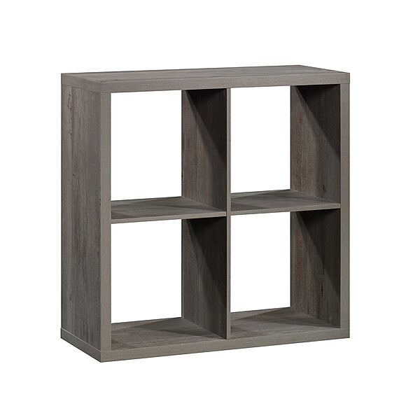 Sauder Miscellaneous Storage 4-Cube Organizer Storage Bookcase/Pantry cabinets, Mystic Oak