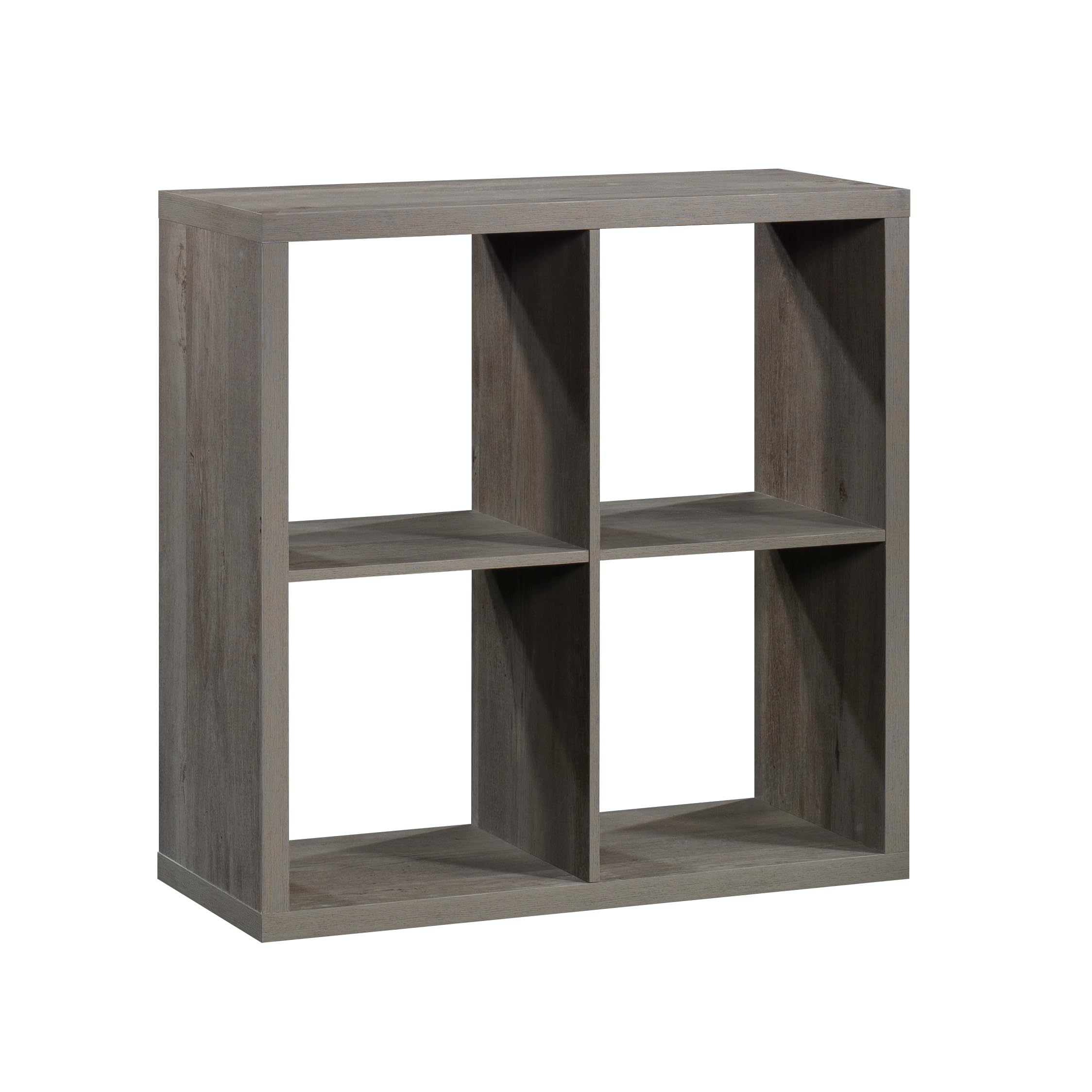 Sauder Miscellaneous Storage 4-Cube Organizer Storage Bookcase/Pantry cabinets, Mystic Oak