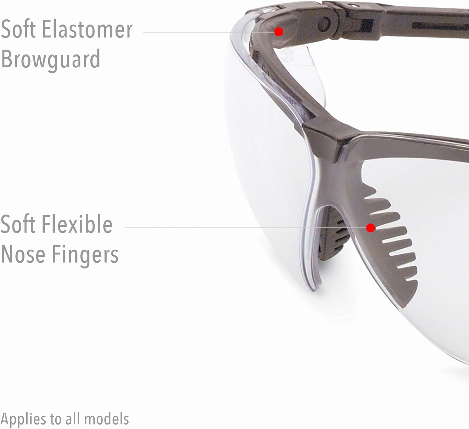 Uvex by Honeywell Genesis XC Safety Glasses - Rx-Ready