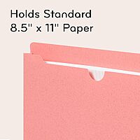 U Brands U-Eco Poly File Jacket, Set of 10, Letter Size, 1in Expansion, Assorted Brights