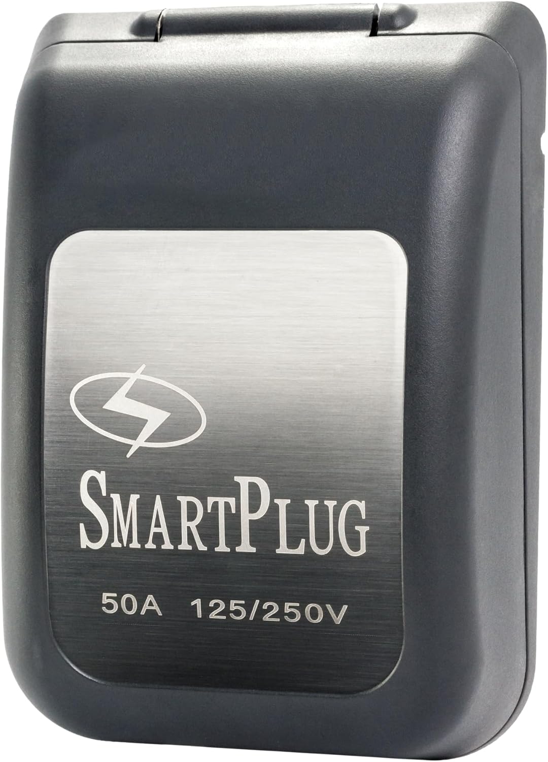 SmartPlug BM50PB Non-Metallic Inlet and Cover Assembly - 50 Amp, Black