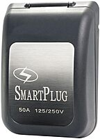 SmartPlug BM50PB Non-Metallic Inlet and Cover Assembly - 50 Amp, Black