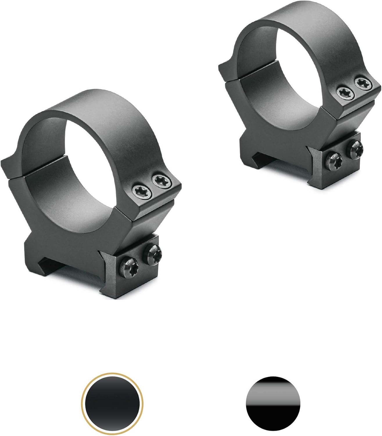 Leupold PRW2 Weaver-Style Cross-Slot Scope Rings Matte