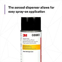 3M Rubberized Undercoating Aerosol Spray, 08883, 19.7 oz, Textured Finish, Anti-Corrosive, Multi-Purpose for Automotive Cars