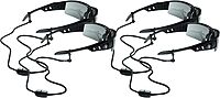 Ergodyne Skullerz 3251 Rope Slip-Fit EyeWear Lanyard, Black (Pack of 4)