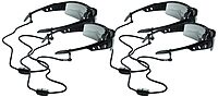 Ergodyne Skullerz 3251 Rope Slip-Fit EyeWear Lanyard, Black (Pack of 4)