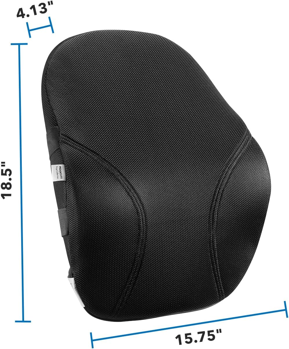 Mount-It! Office Chair Lumbar Support Cushion with Memory Foam