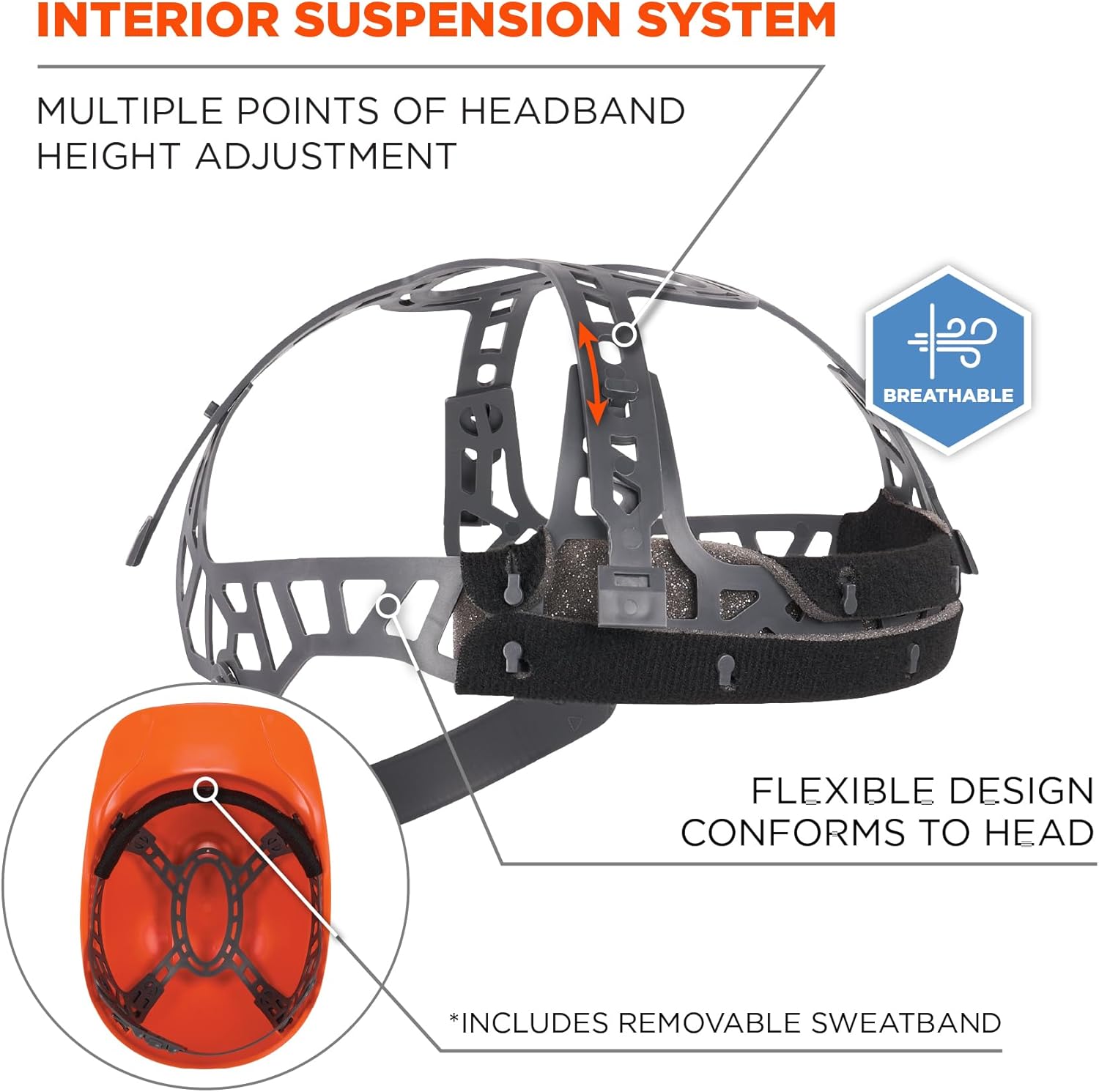 ERGODYNE Skullerz 8952 Hard Shell Bump Cap with Suspension